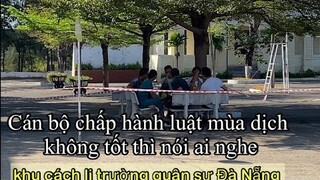 Cán bộ còn không chấp hành chống dịch tốt thì nói dân . Ai nghe