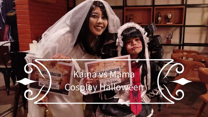 Kainazala vs Mama di acara Cosplay Halloween  👻 Sama-sama dapet Juara Harapan gaesss... #JPOPENT