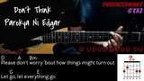 Don't Think - Parokya Ni Edgar (Guitar Cover With Lyrics & Chords)