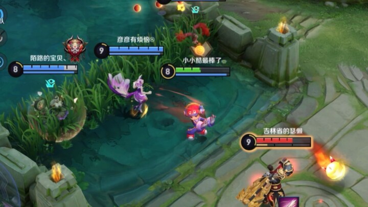 Is this what it feels like to have fun playing with the three sisters from the grass?