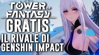 OPEN WORLD GRATIS CHE SFIDA GENSHIN IMPACT: TOWER OF FANTASY PROVATO