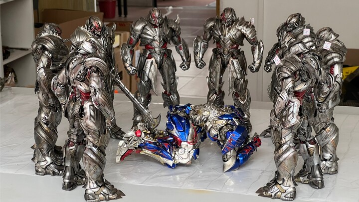 [Brother B repainted] DMK 5 Knights Megatron movable demonstration - [An An] model provided