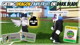 Win Dragon Fruit or Dark Blade If You Answer This "Blox Fruits" Question Correct!