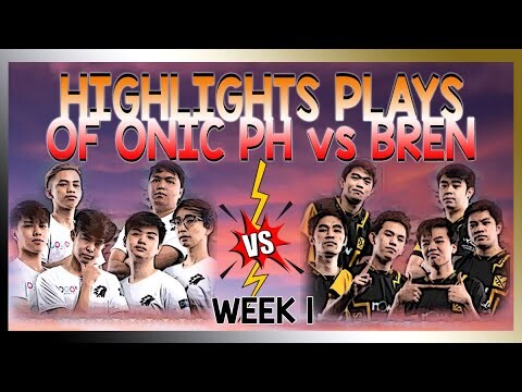 TOP PLAY OF ONIC PH vs BREN ESPORTS | MPL SEASON 6 - MLBB