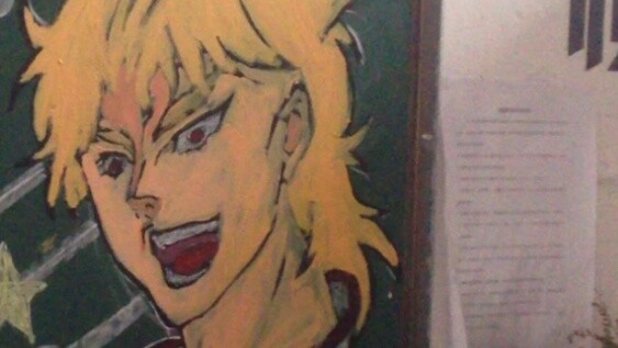 [JoJo] Blackboard Drawing Of Dio