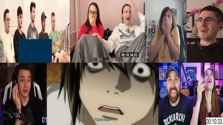 DEATH NOTE  EPISODE 12  REACTION MASHUP!!