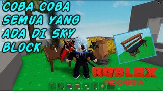 Bereksperimen Di Game Sky Block - Sky Block  Roblox Indonesia #1