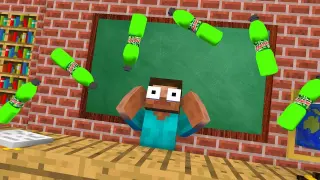 Monster School : Epic BOTTLE FLIP Challenge - Minecraft Animation