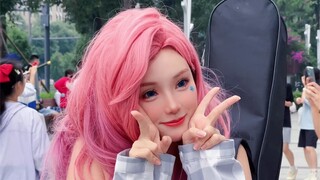 Chengdu Comic Con 4C Seraphine cos (layar vertikal 4K)