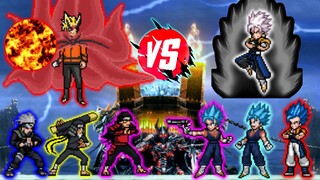 [MUGEN] Tim Hokage VS Tim Dragon Ball Fusion [1080P] [60 frame]