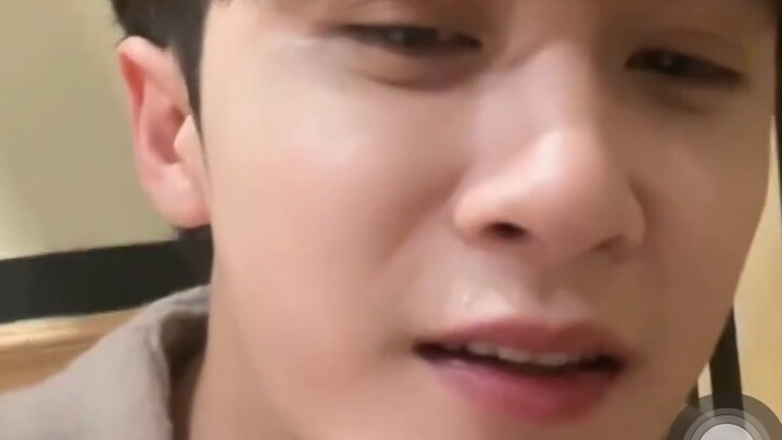 Who knows!!! This shy look...Is it because of the dog?