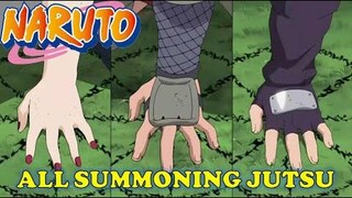Naruto All Kuchiyose No Jutsu (เทคนิคการอัญเชิญ)