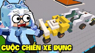 MEOWPEO THỬ THÁCH CUỘC CHIẾN XE ĐỤNG MẠNH NHẤT TRONG MINI WORLD MINI GAME