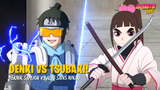 Ujian Chunin: Tsubaki vs Denki! Teknik Samurai Melawan Alat Sains Ninja! | Boruto Sub Indo