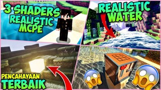 BEST😱 3 SHADER MCPE 1.17 Smooth | Shader realistic no lag | mcpe shader 1.17