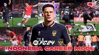 Debut Justin Hubner Bersama Timnas Senior Indonesia | FC 24 Indonesia Career Mode