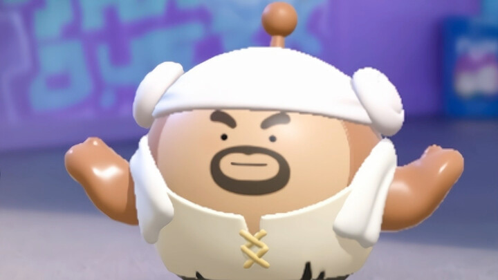 ตัวการ์ตูนไข่คอสเพลย์เป็นชาวนา ฮ่าๆๆๆๆๆ