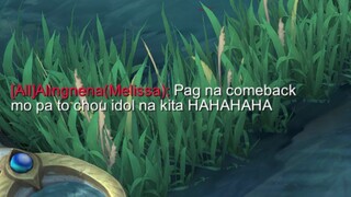 MELISSA : Pag na Comeback mo pa to Chou idol na kita HAHAHAHA