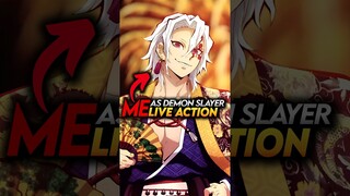 If I played a live-action role of any Demon Slayer character, whom would I choose? #shorts