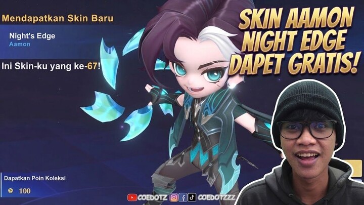 Efek Pecahan Kristalnya Mewah! Review & Showcase Skin Aamon Night Edge Magic Chess GO:GO #mcgg