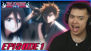 MY FIRST TIME WATCHING BLEACH?! || Bleach Episode 1 Reaction