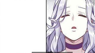 The nanny trained Snow White in court etiquette, and the princess watched Snow White being trained.