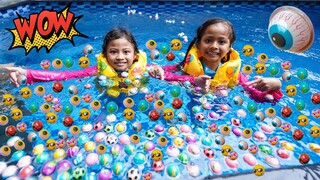 ALUNA DAN AMANDA BERENANG DI KOLAM PERMEN BOLA MATA VIRAL!! WOW SERU BANGET!!