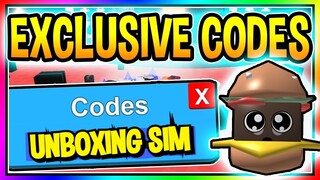 Roblox Unboxing Simulator New Codes! 2022 March