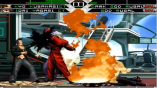 KOF MUGEN  Kyo Kusanagi CT  Iori Yagami CT Vs Dark God Rugal