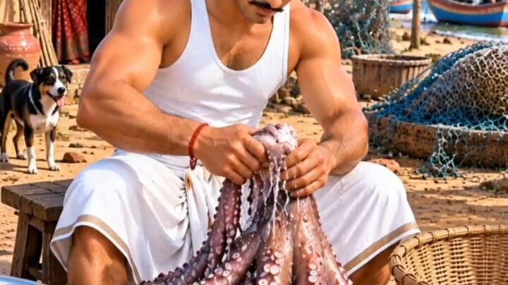 #OctopusCutting #Octopus #Seafood #SeafoodIndia #OctopusIndia #FishCutting #SeafoodLovers #NonVeg