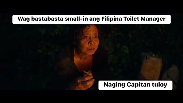 Filipina Toilet Manager shows whose the boss. Iba talaga pag ang pinoy napuno na.