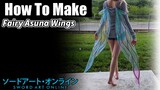 How to Make Fairy Asuna's Wings from the anime Sword Art Online - Cosplay Worbla Tutorial
