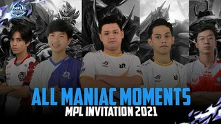 SEMUA MOMEN MANIAC DI MPL INVITATION 2021