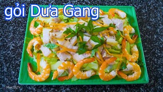 Gỏi Dưa Gang, Đặc Sản Đồng Quê | Melon salad | Miền Tây TV