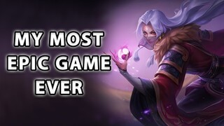 MY MOST EPIC GAME EVER (Not Clickbait) | Mobile Legends