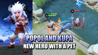 POPOL AND KUPA - A SUPPORT MARKSMAN? - NEW HERO IN MOBILE LEGENDS: BANG BANG