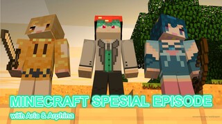 Minecraft bareng Aria & Arphina!? HEBOH BANGETT 😱😱