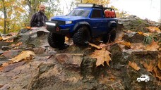 08. Traxxas, TRX4, Sport, Blue, rock crawl