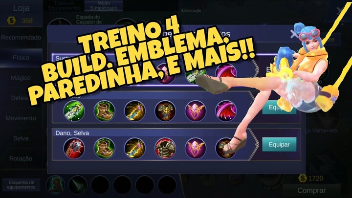 TREINO 4 FANNY - EMBLEMA, BUILD, PAREDINHA E MAIS!!