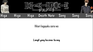 Nightmare - the WORLD (Death Note Opening 1) Lyrics Sub Indonesia