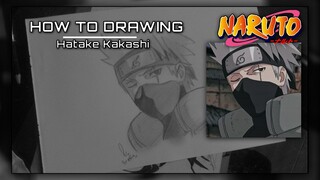 [Naruto Shipuden] menggambar pak guru dari desa Konoha , hatake Kakashi 🥶🥶