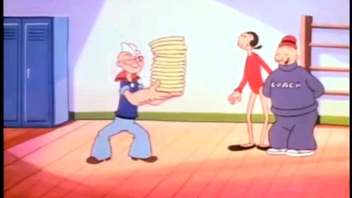 All New Popeye - Popeye's Sports Parade - Fantastic Gymnastics