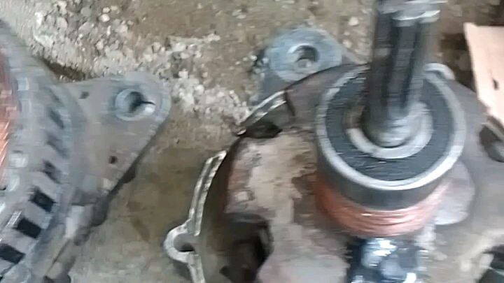 repair alternator re-wind rotor