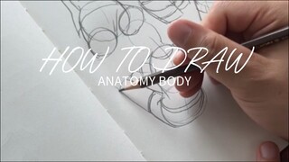 HOW TO DRAW ANATOMY BODY✨