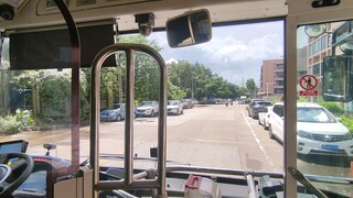 Guangzhou Bus 132: Foshan White Swan Garden → Zhongshan 8 Rd (Zhongshanba Metro), 14:13, 15Aug2025.