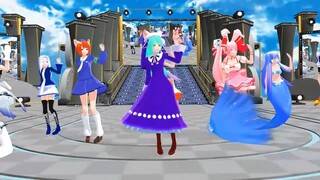 【mmd di gi charat】デ・ジ・キャラット8人娘でテレパシ