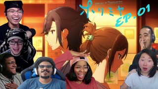 HORI & MIYA | HORIMIYA EPISODE 01 BEST REACTION COMPILATION