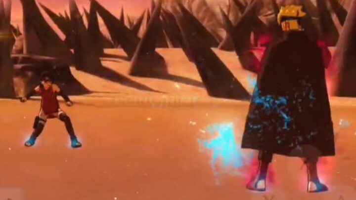 Sarada kaget banget ketemu Boruto dewasa yang kuat!