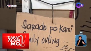 Lalaki, nag-reply sa karatula ng saradong tindahan | Dapat Alam Mo!