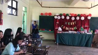 during our Christmas party